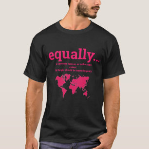 Camiseta "por igual" para hombres
