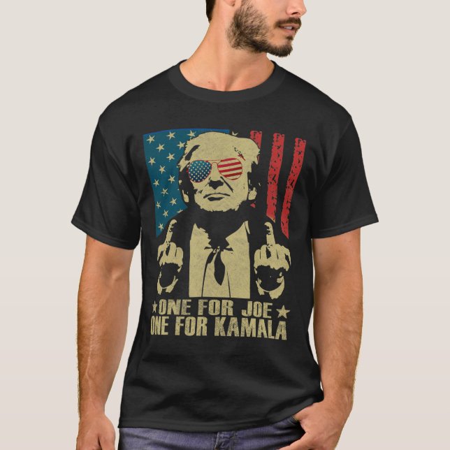 Camiseta Por Joe One Para Kamala Funny Trump 2024 (Anverso)