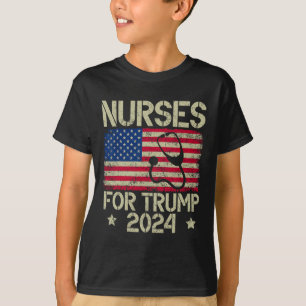 Camiseta Por la bandera estadounidense de Trump 2024, Trump