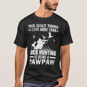 Camiseta Por la caza del pato con perro de pawpaw