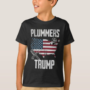 Camiseta Por la diversión electoral de Trump 45 47 Bandera
