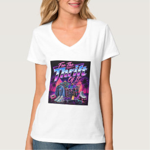 Camiseta Por la Frugalidad de Esto Gráfico de Compras Retro