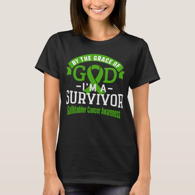 Camiseta Por la gracia de Dios Gallvejiga a sobreviviente d (Anverso)
