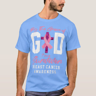 Camiseta Por La Gracia De Dios Soy Un Sobreviviente De Cánc