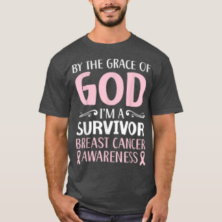 Camiseta Por La Gracia De Dios Soy Un Sobreviviente Del Cán