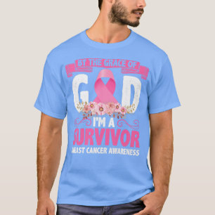 Camiseta Por La Gracia Dios Soy Un Sobreviviente Del Cáncer