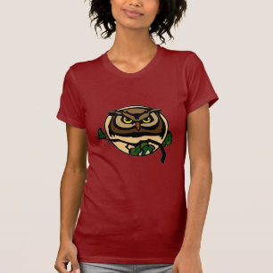Camiseta Por la luz del búho de la luna