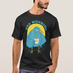 Camiseta Por la mañana, la gente se asusta diciendo 1