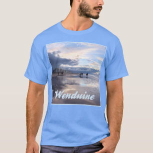 Camiseta Por la noche Sky Wenduine Beach, Bélgica