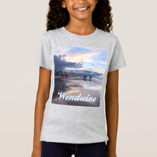Camiseta Por la noche Sky Wenduine Beach, Bélgica