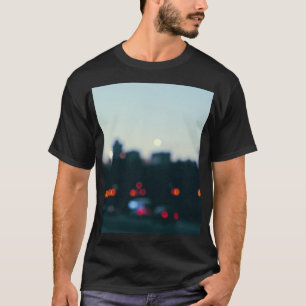 Camiseta Por la noche Varsovia: Silhouette de cristales bor