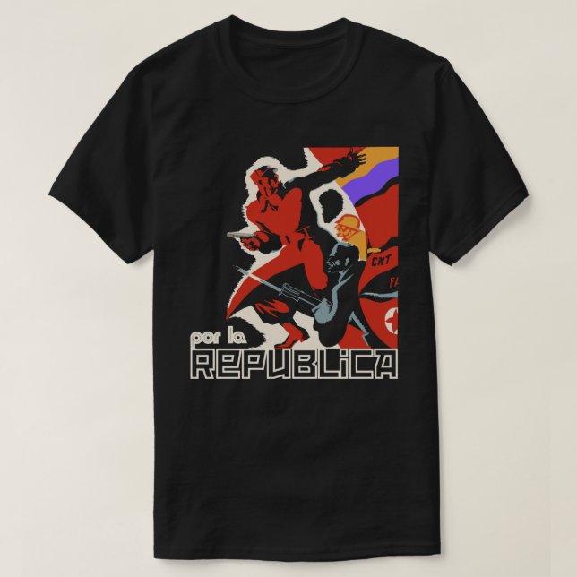 CAMISETA ¡POR LA REPÚBLICA! (Diseño del anverso)