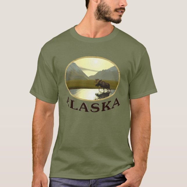 Camiseta Por la tarde Moose (Anverso)