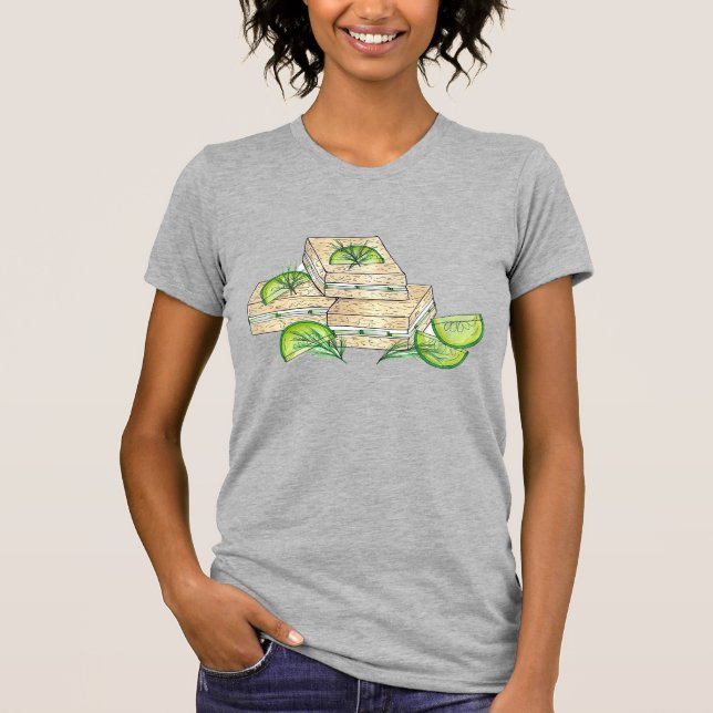 Camiseta Por la tarde Tea Fiesta Shower Cucumber Sandwiches (Anverso)