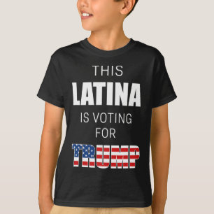 Camiseta Por las mujeres hispanas del presidente electoral