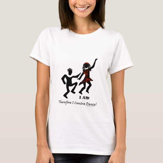 Camiseta Por lo tanto yo contra danza (Anverso)