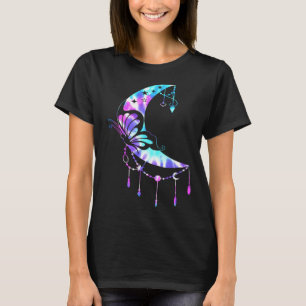 Camiseta por Mamá Crescent Moon Butterfly Mandala