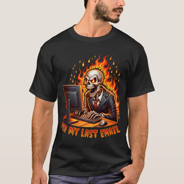 Camiseta Por mi último correo electrónico (Anverso)