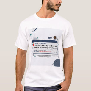 Camiseta Por Mi Último Correo Electrónico Frase Divertida d