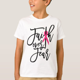 Camiseta Por miedo cruza la conciencia sobre el cáncer de m