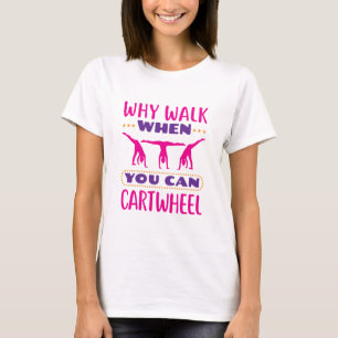 Camiseta ¿Por qué caminar cuando se puede montar el volante