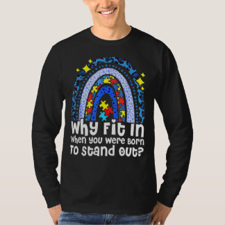 Camiseta Por Qué Encajar Cuando Naciste Para Destacar El Ar