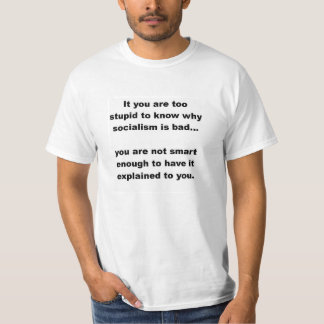 Camiseta ¿Por qué es el socialismo malo?