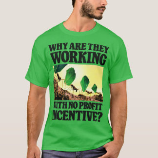 Camiseta ¿Por qué están trabajando sin un fondo de incentiv
