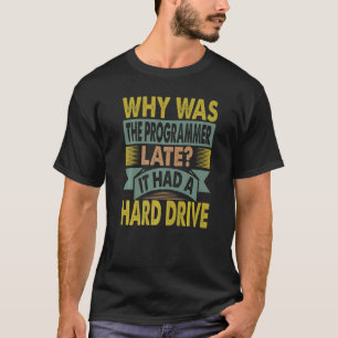 Camiseta ¿Por Qué Fue El Programador Chistes Fallecidos?