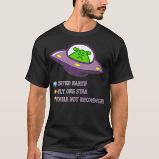 Camiseta Por qué los extranjeros no visitan la Tierra