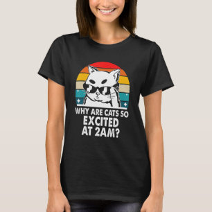 Camiseta ¿Por qué los gatos están emocionados con el humor