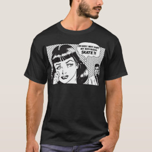 Camiseta ¿por qué mi novio no patina el clásico?