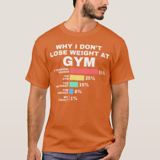 CAMISETA POR QUE NO PIERDO PESO EN EL GIMNASIO