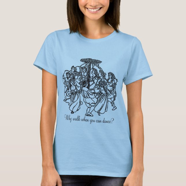 Camiseta ¿Por qué paseo? (Anverso)