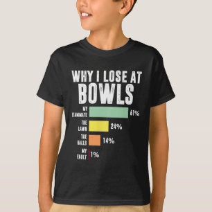 Camiseta Por Qué Perdí En El Divertido Bowls