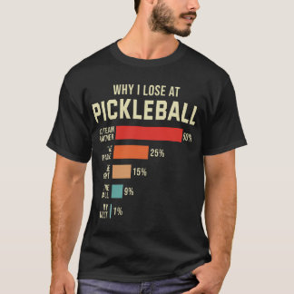 Camiseta ¿Por qué pierdo al jugador de bolas?