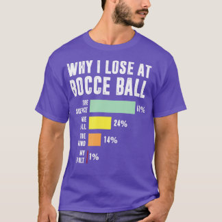 Camiseta Por Qué Pierdo En Bocce Ball Funny Bocce Player 1