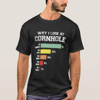 Camiseta Por Qué Pierdo En Cornhole