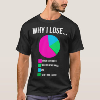 Camiseta Por qué pierdo , regalo para los jugadores, regalo