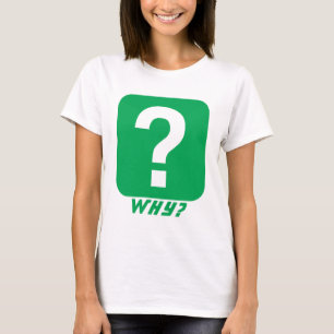 Camiseta Por qué preguntar Mark Monograma