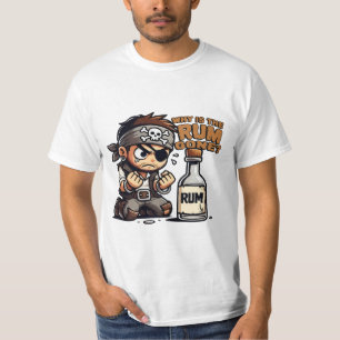 Camiseta ¿Por qué se ha ido el ron?