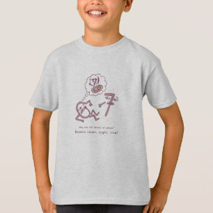 Camiseta ¿Por qué seis temían a siete? - Gracioso número de
