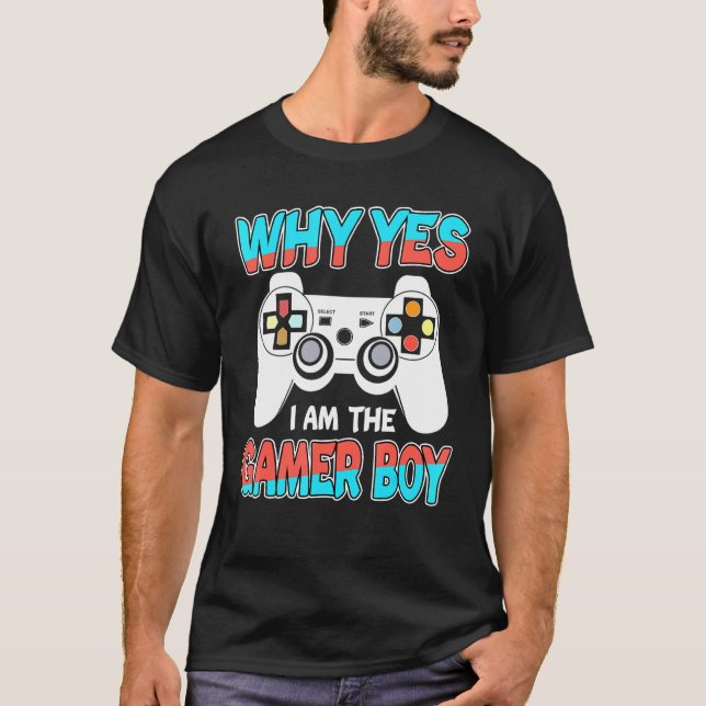 Camiseta ¿Por Qué Sí Soy El Equipo De Video De La Consola D (Anverso)