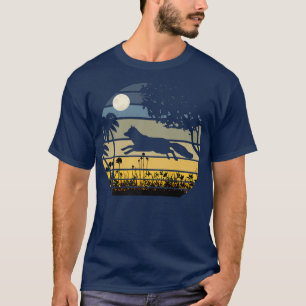 Camiseta Por Saltar En Un Campo De Flores Primas Nocturnas