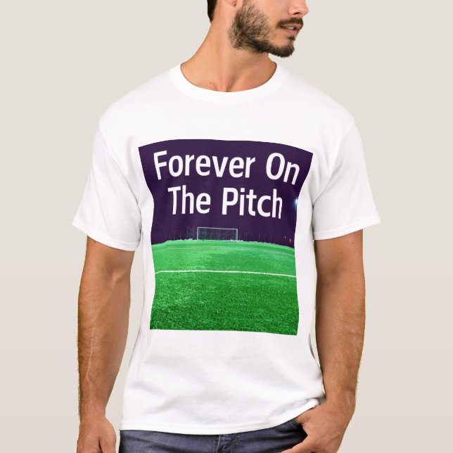 Camiseta Por Siempre En La Cancha De Fútbol (Anverso)