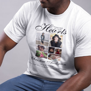 Camiseta Por Siempre en Nuestros Corazones Collage de Fot