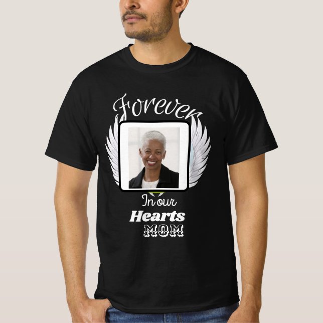 Camiseta Por siempre en nuestros corazones, personalizado c (Anverso)