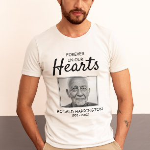 Camiseta Por Siempre en Nuestros Corazones Servicio de Me