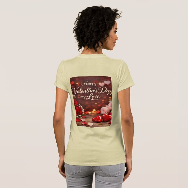 Camiseta 'Por siempre mi San Valentín' (Reverso completo)