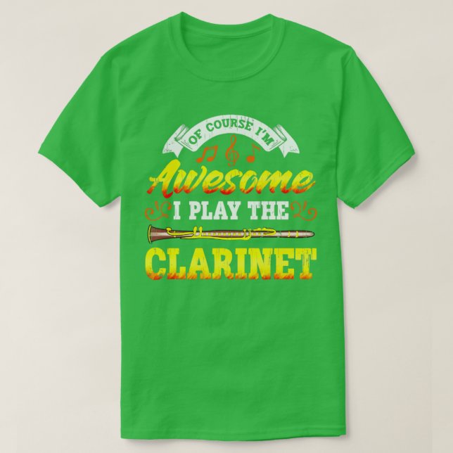 Camiseta Por Supuesto Que Me Sorprende Que Toca El Clarinet (Diseño del anverso)